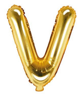 Globo de foil letra V Gold